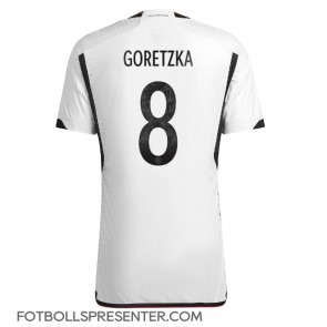 Tyskland Leon Goretzka #8 Hemma Matchtröja VM 2022 Kortärmad